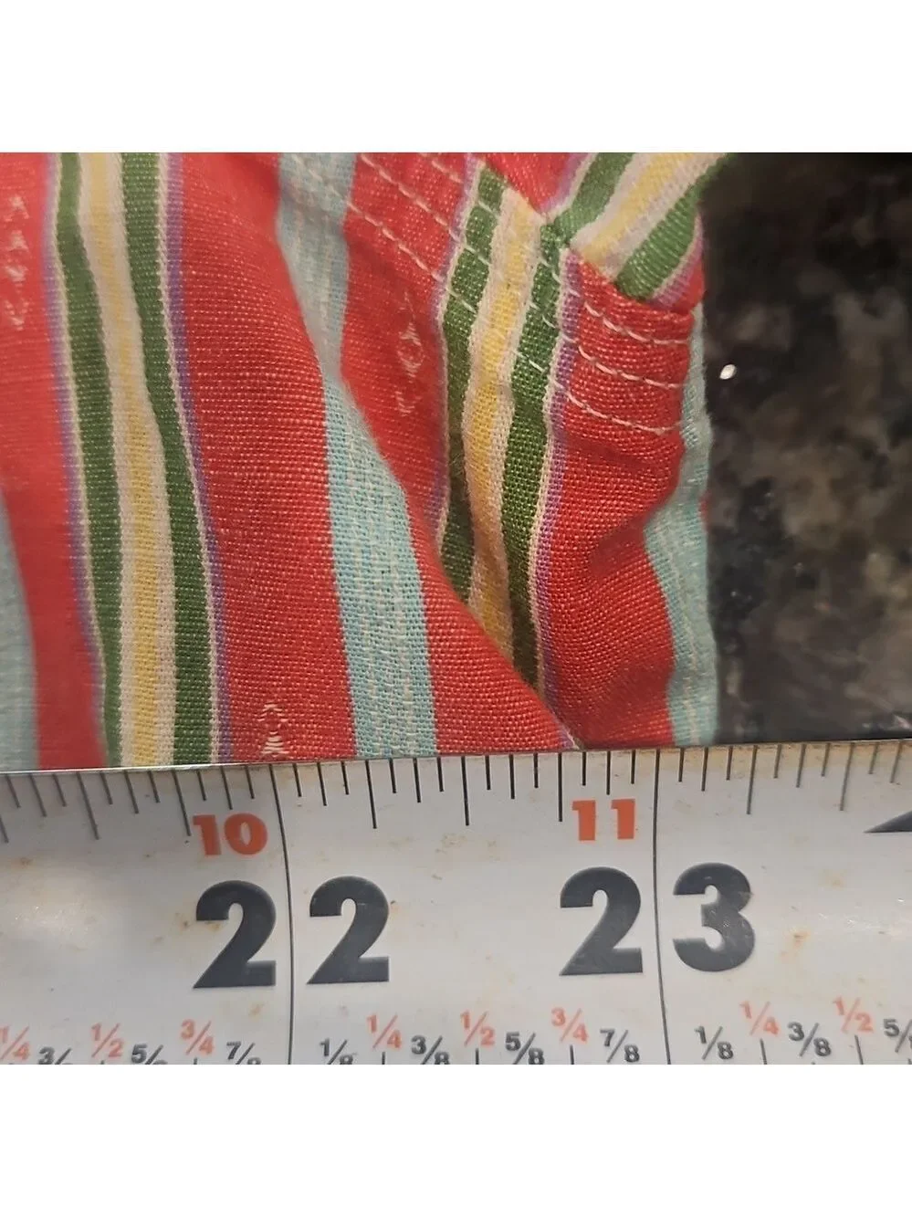 Polo Ralph Lauren Men’s Button Down Shirt Large Red Green Striped Classic Fit